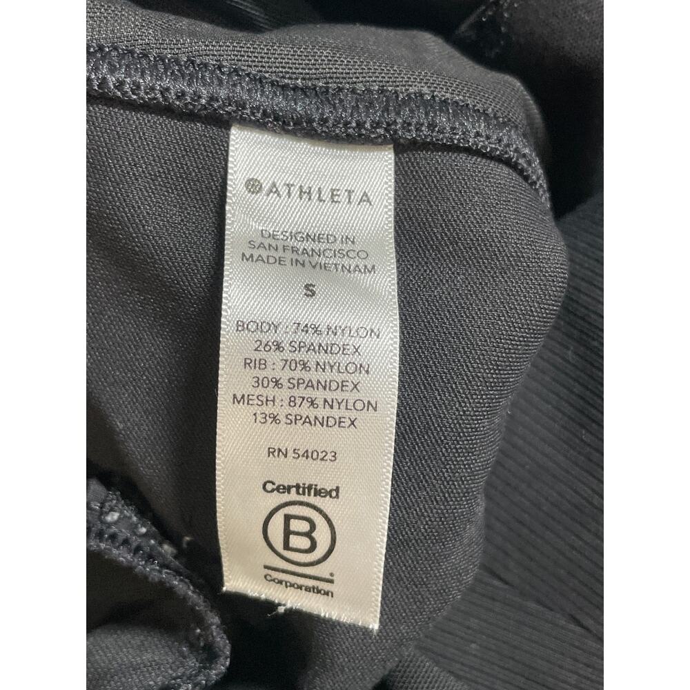 Athleta Women's Black High Rise Yoga Athletic Activewear Trousers Jogger Pants S - Picture 5 of 6